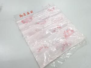 アンティーク　波に花模様肩裏地